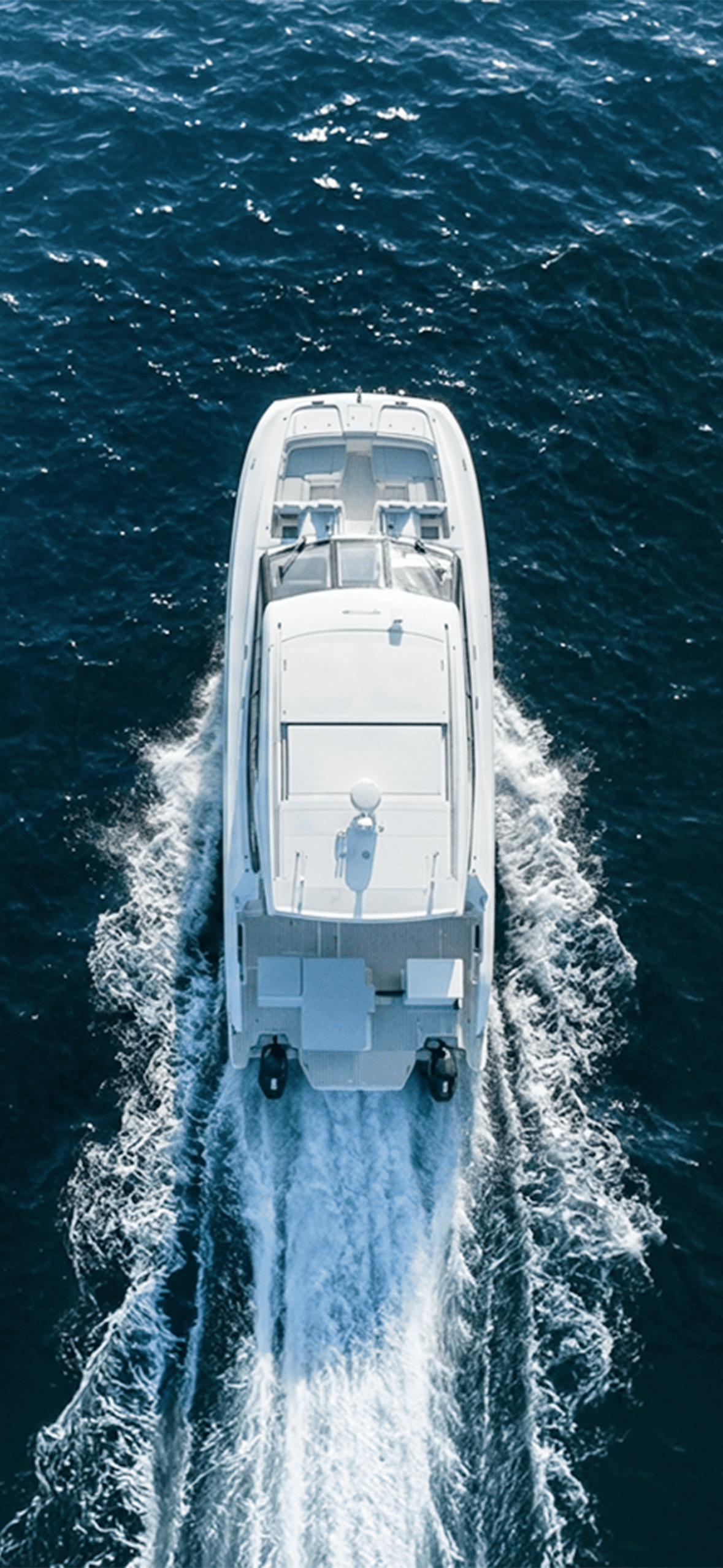 Aquila yacht at sea