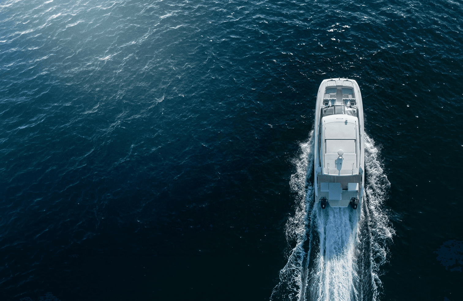 Aquila yacht at sea